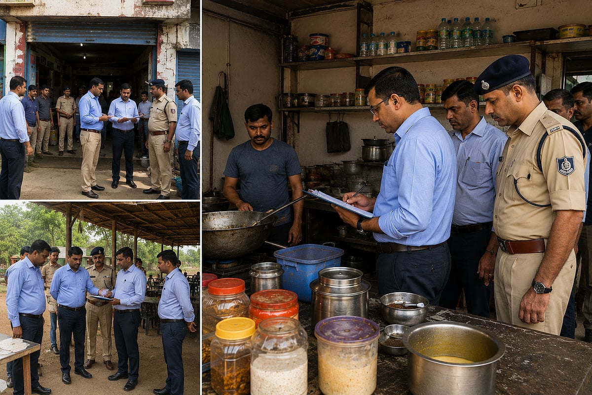 Hotels, Dhabas Face Action During Inspection Drive In Indore 