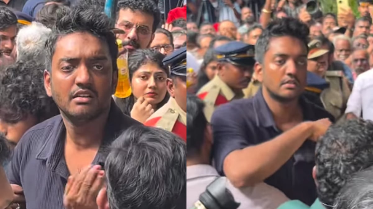 Salim Kumar's Son Chandu Shouts At Paparazzi During Actor's Funeral In Ernakulam, Asks Them To Step Back 