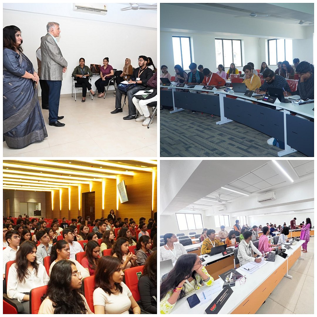 Active Learning in Action: At SIS, students gain valuable exposure beyond the classroom through year-round guest lectures, immersive activities during Induction Week, Career Expo, Model United Nations (MUN), field visits and more, thus fostering a well-rounded and engaging academic experience.