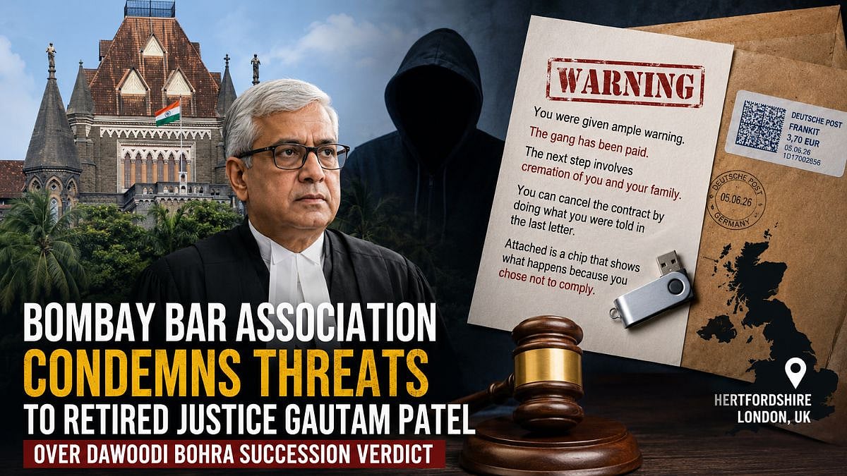 Bombay Bar Association Condemns Threats To Retired Justice Gautam Patel Over Dawoodi Bohra Succession Verdict