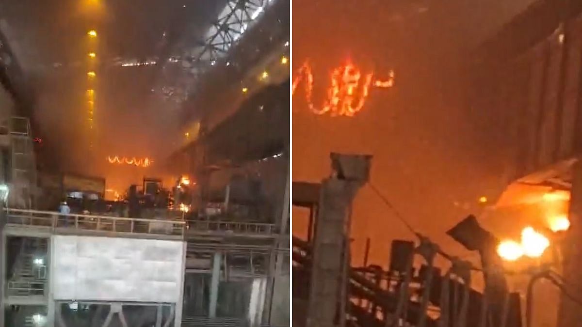 Andhra Pradesh Tragedy: 5 Workers Killed After Molten Iron Spill During Crane Operation At Vizag Steel Plant | VIDEO