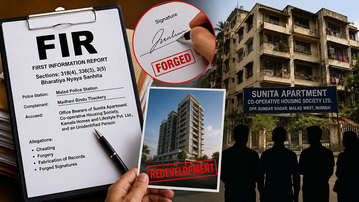 Mumbai Redevelopment Row: FIR Filed Over Alleged Forgery And Cheating In Malad Housing Society Project