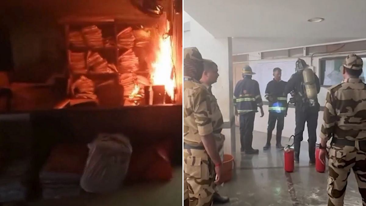Minor Fire Breaks Out At Thane Municipal Corporation Headquarters, Quickly Contained; No Injuries Reported | Video