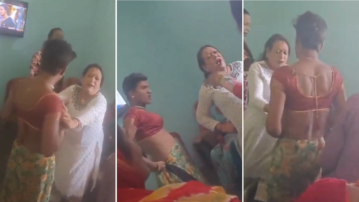 Men Dress As Kinnars At A Wedding, Demand 'Shagun' In MP's Chhindwara, Exposed & Thrashed-- VIDEO Viral
