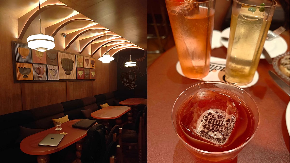 Punchline has a funky drink called Funk You with the words inscribed on the ice