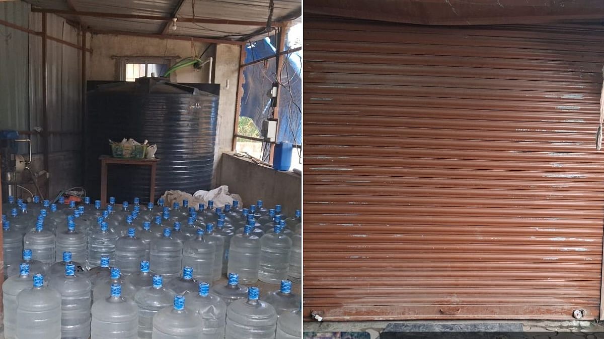 Thane: Social Activist Dr Binu Varghese Exposes Illegal Water Can Racket In Ovala Naka Area; FDA Seizes Substandard Stock