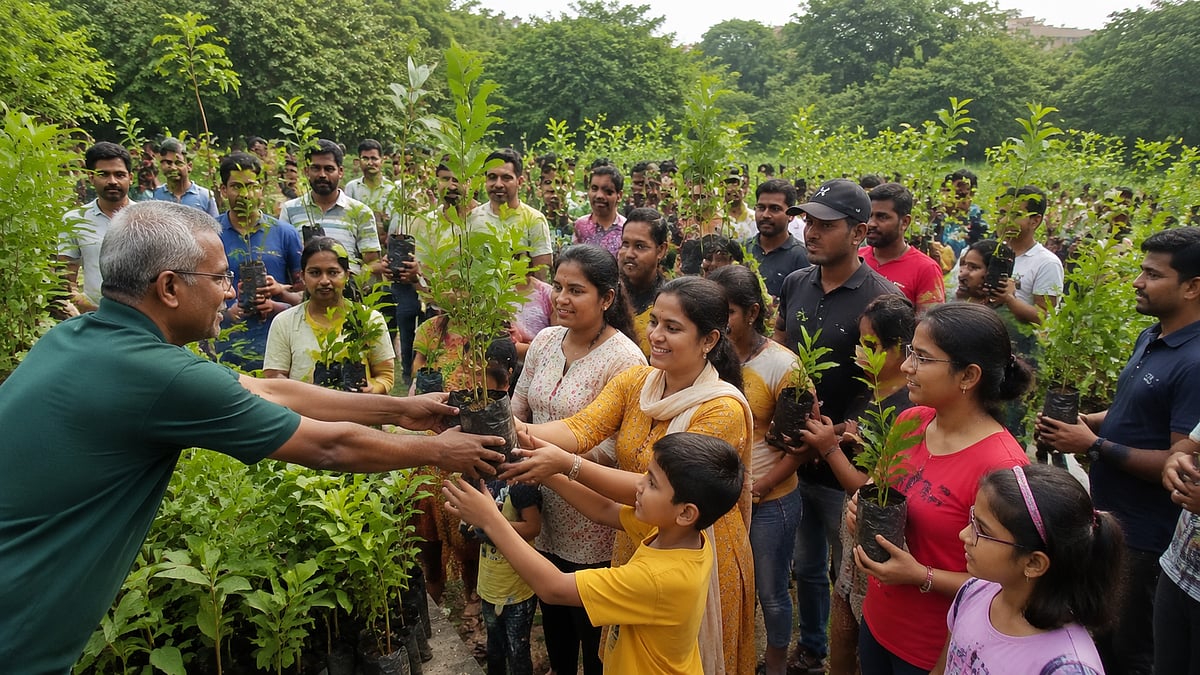 Over 25 Years Of Green Giving: 'A Tree For Everyone Who Asks' Draws Huge Response In Navi Mumbai