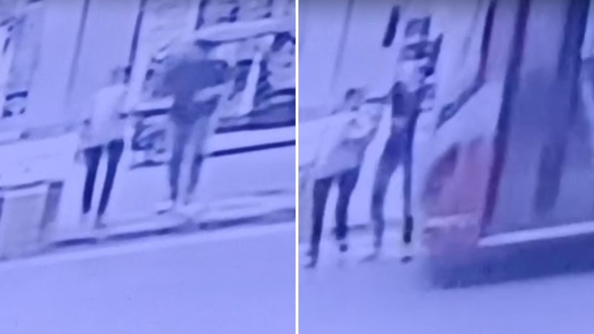 Mumbai: CCTV Captures BEST Bus Hitting 2 Pedestrians Near Raghuleela Mall In Kandivali Hours After Fatal Dadar Crash