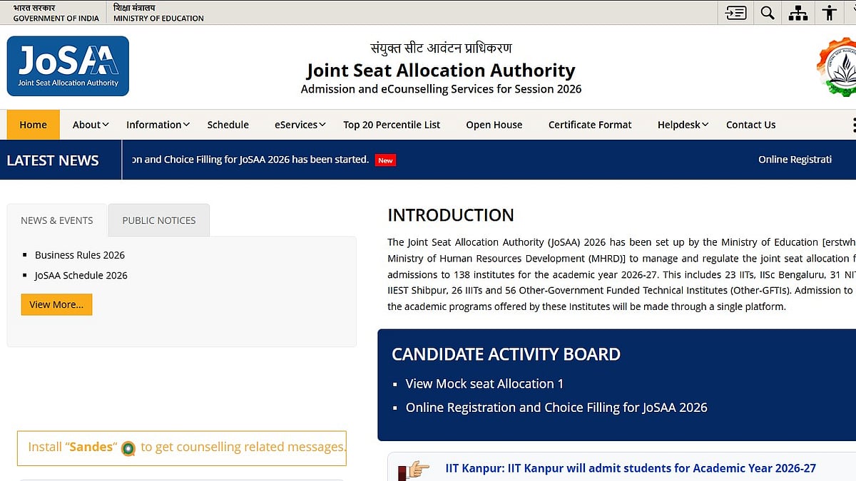 JoSAA Mock Seat Allotment 2026 Round 2 To Be Declared Tomorrow; Check Key Dates And Steps Here