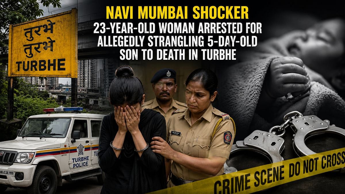 Navi Mumbai Shocker: 23-Year-Old Woman Arrested For Allegedly Strangling 5-Day-Old Son To Death In Turbhe