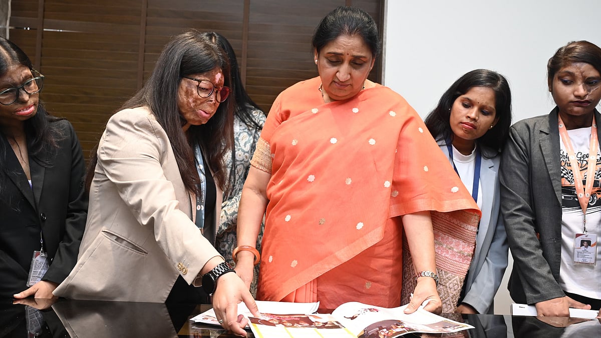 Maharashtra Deputy CM Sunetra Pawar Assures Acid Attack Survivors Of Rehabilitation, Welfare &...