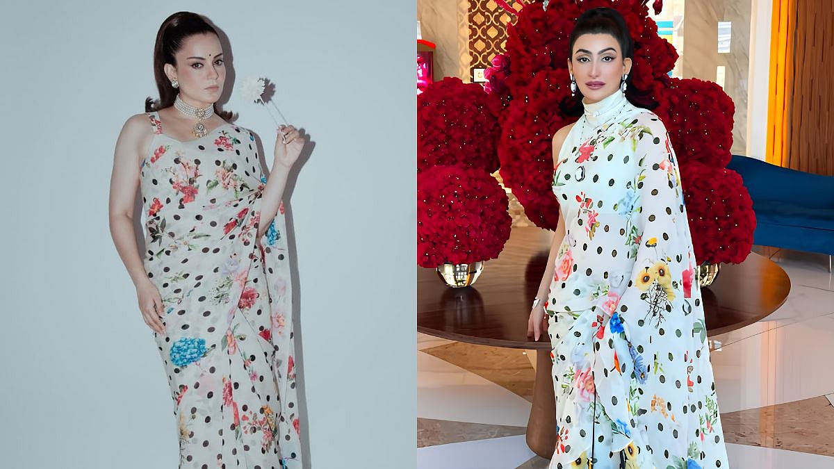 Who Wore It Better? Kangana Ranaut Sparks Buzz In Floral-Printed Saree First Worn By Shalini Passi