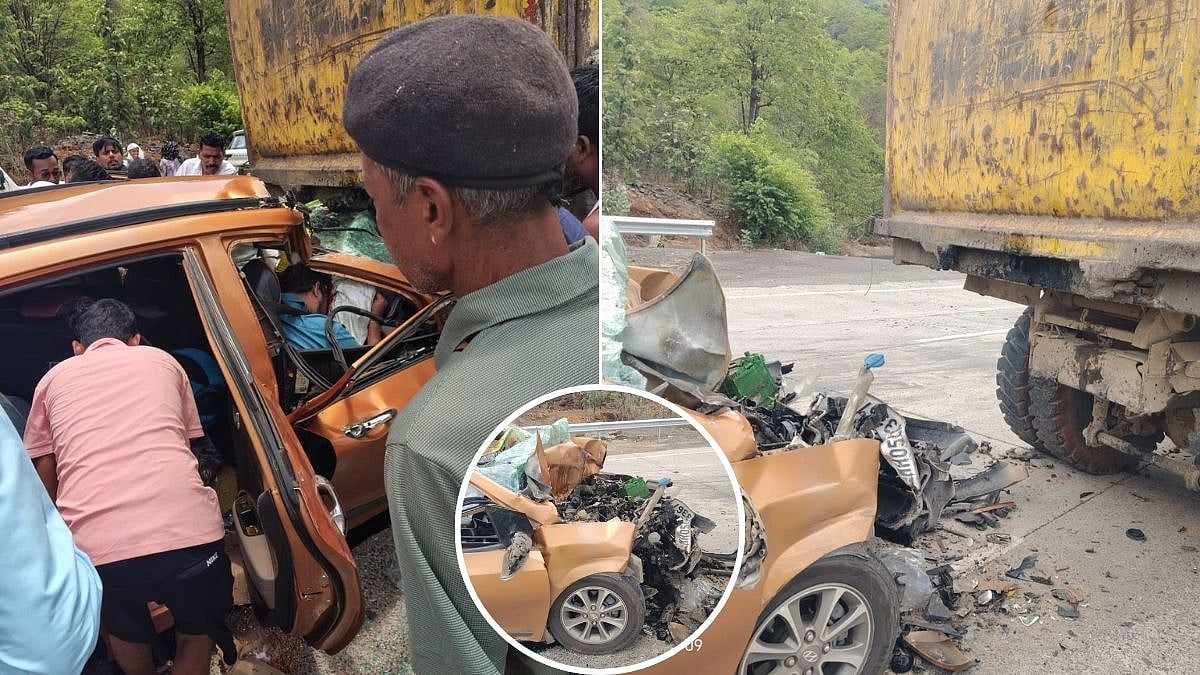 Mumbai-Goa Highway Tragedy: 35-Year-Old Bengaluru Man Dies, Mother Critically Injured After Car Crashes Into Dumper In Raigad's Kashedi Ghat