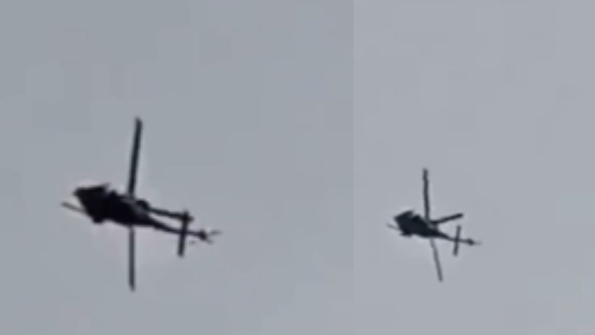 US Army Apache Helicopter Crashes Near Strait of Hormuz, Crew Rescued Safely - VIDEO