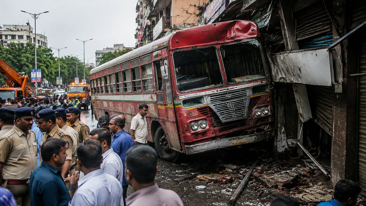 Dadar BEST Bus Crash: Human Error Suspected As Accelerator May Have Been Mistaken For Brake; 887 Of 907 Accidents Involve Wet-Lease Buses