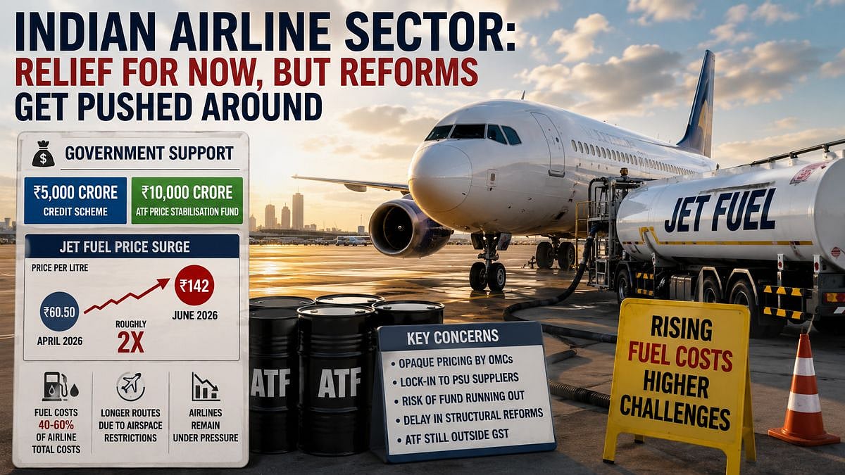 Indian Airline Sector: Relief For Now, But Reforms Get Pushed Around
