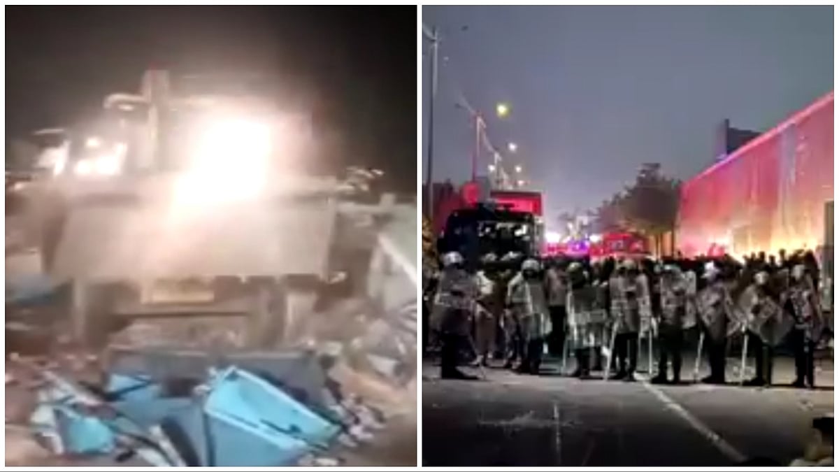 Pimpri-Chinchwad: PCMC Demolishes Seven Unauthorised Religious Structures In Midnight Drive At Kudalwadi | WATCH