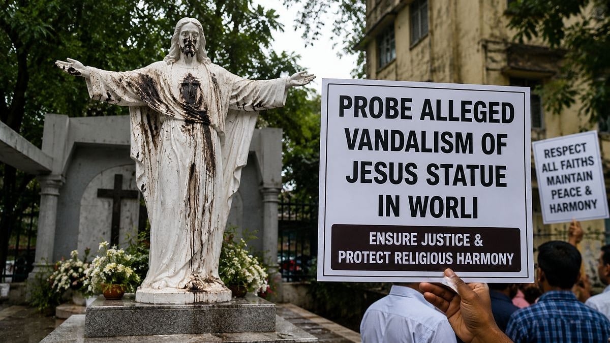 Mumbai: Christian Group Seeks Probe Into Alleged Vandalism Of Jesus Christ Statue In Worli
