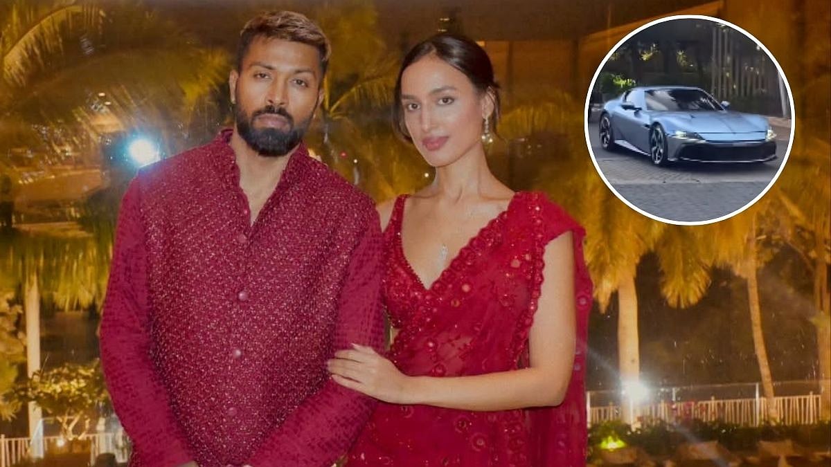 Hardik Pandya Takes Over The Streets Of Bengaluru With Girlfriend Mahieka Sharma In ₹12 Crore Ferrari 