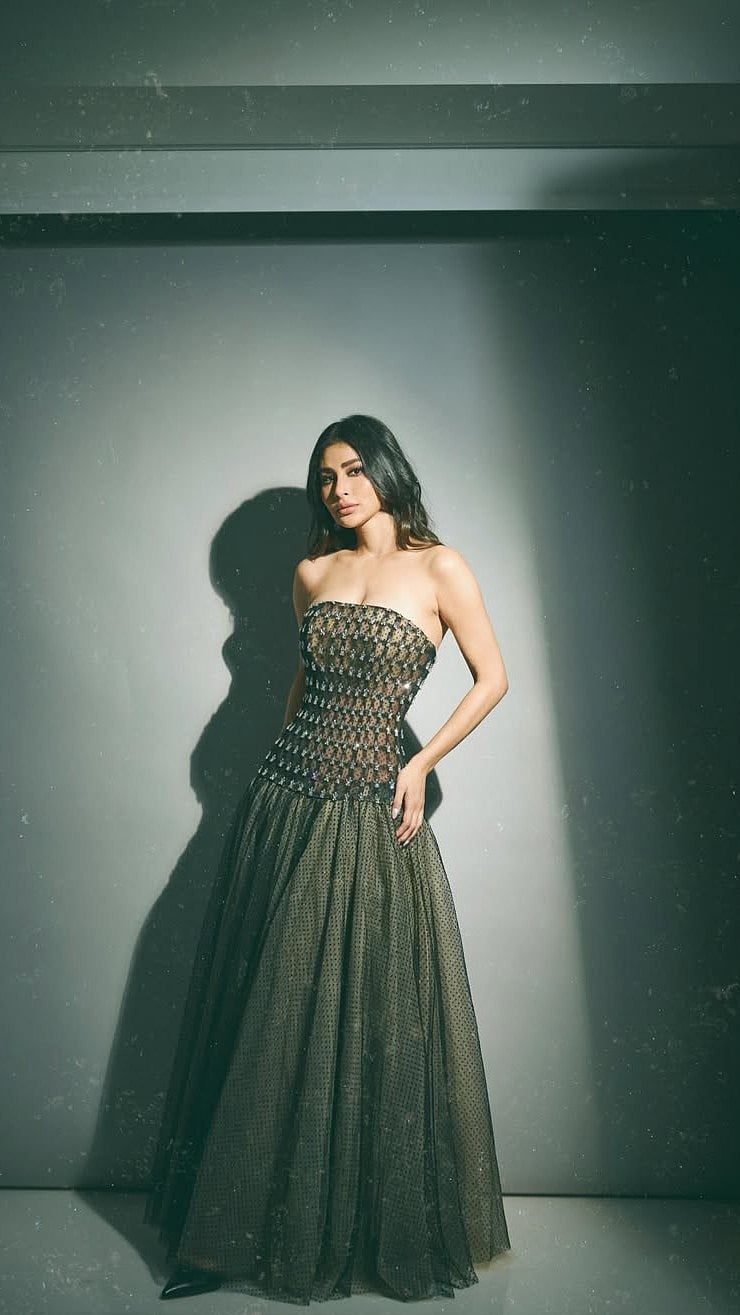 Mouni Roy Sets The Internet On Fire In Strapless Ball Gown In New Photoshoot