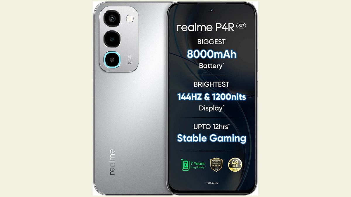 Realme P4R 5G With 8,000mAh Battery Launched in India, Priced Starting At ₹16,999