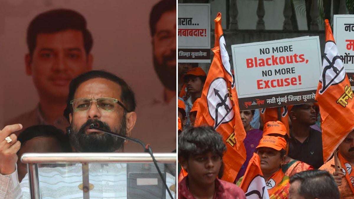 Navi Mumbai Citizens Join Shiv Sena MP Naresh Mhaske In Protest Against Frequent Power Outages And Delayed Infrastructure