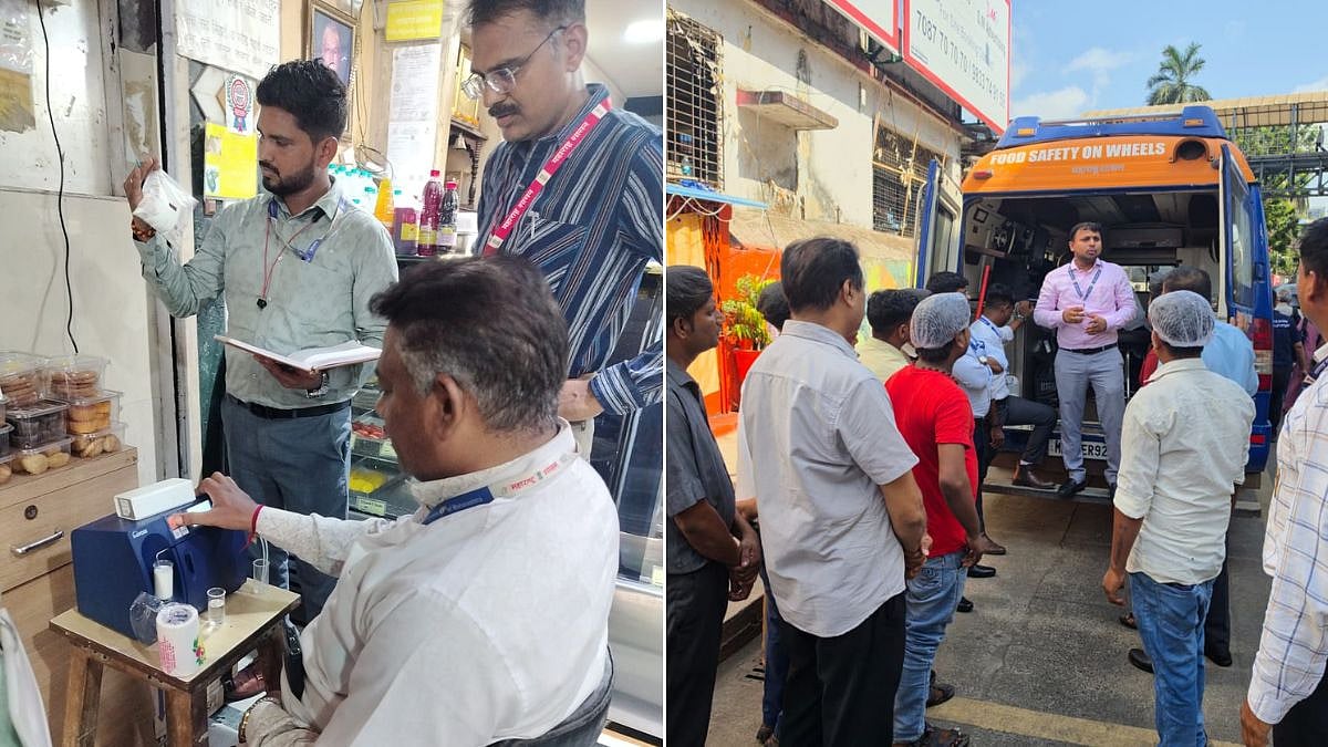 FDA officials conduct on-the-spot food testing and awareness programmes through a mobile laboratory as part of the Food Safety on Wheels campaign