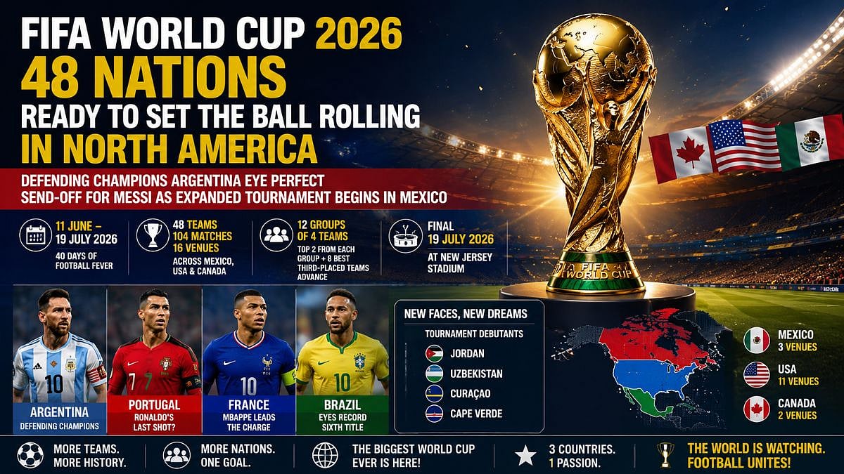 FIFA World Cup 2026: 48 Nations Set To Battle For Glory As Expanded Tournament Kicks Off In North America