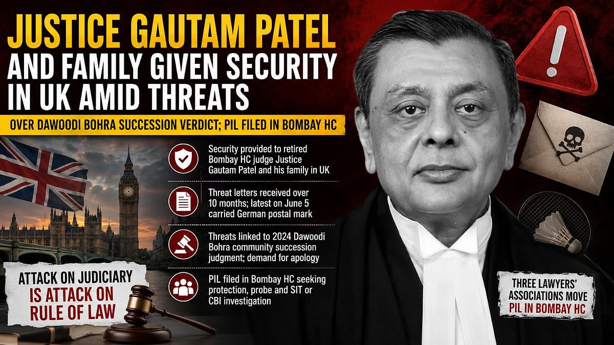 Justice Gautam Patel And Family Given Security In UK Amid Threats Over Dawoodi Bohra Succession Verdict; PIL Filed In Bombay HC