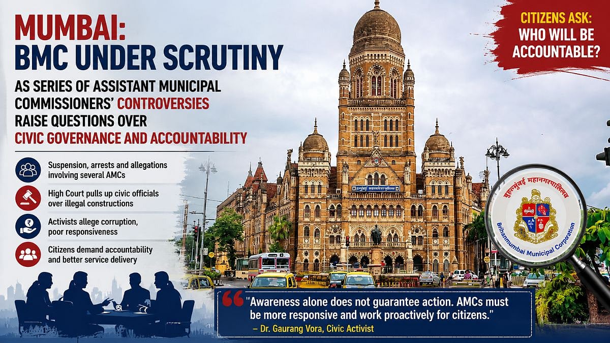 Mumbai: BMC Under Scrutiny As Series Of Assistant Municipal Commissioners' Controversies Raise Questions Over Civic Governance And Accountability