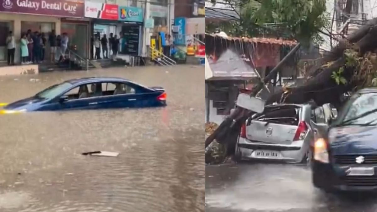 Telangana Monsoon: Hyderabad Faces Massive Traffic Chaos After Heavy Rain - VIDEOS