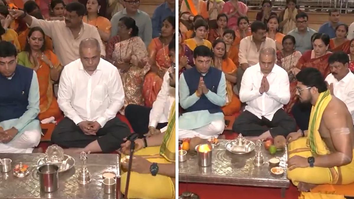 Mumbai BJP Chief Ameet Satam Performs Special Puja As PM Modi Becomes Longest-Serving Elected Prime Minister - VIDEO