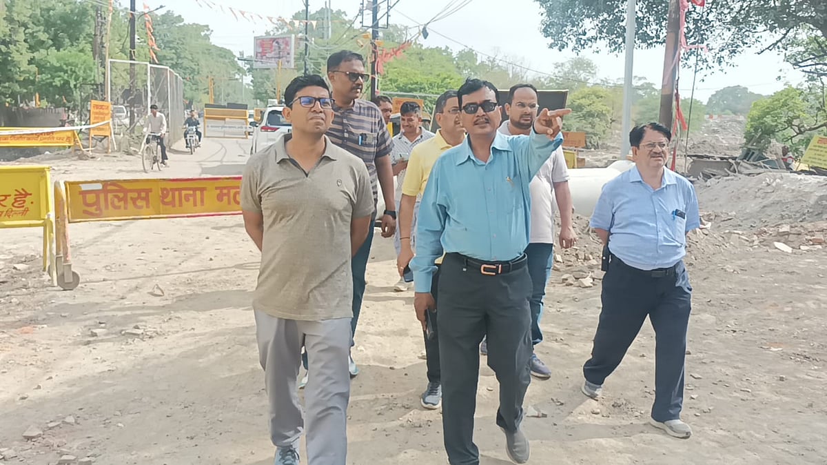 Contractor Pulled Up Over Slow Progress Of Chandrabhaga Works By Indore Municipal Commissioner Kshitij Singhal