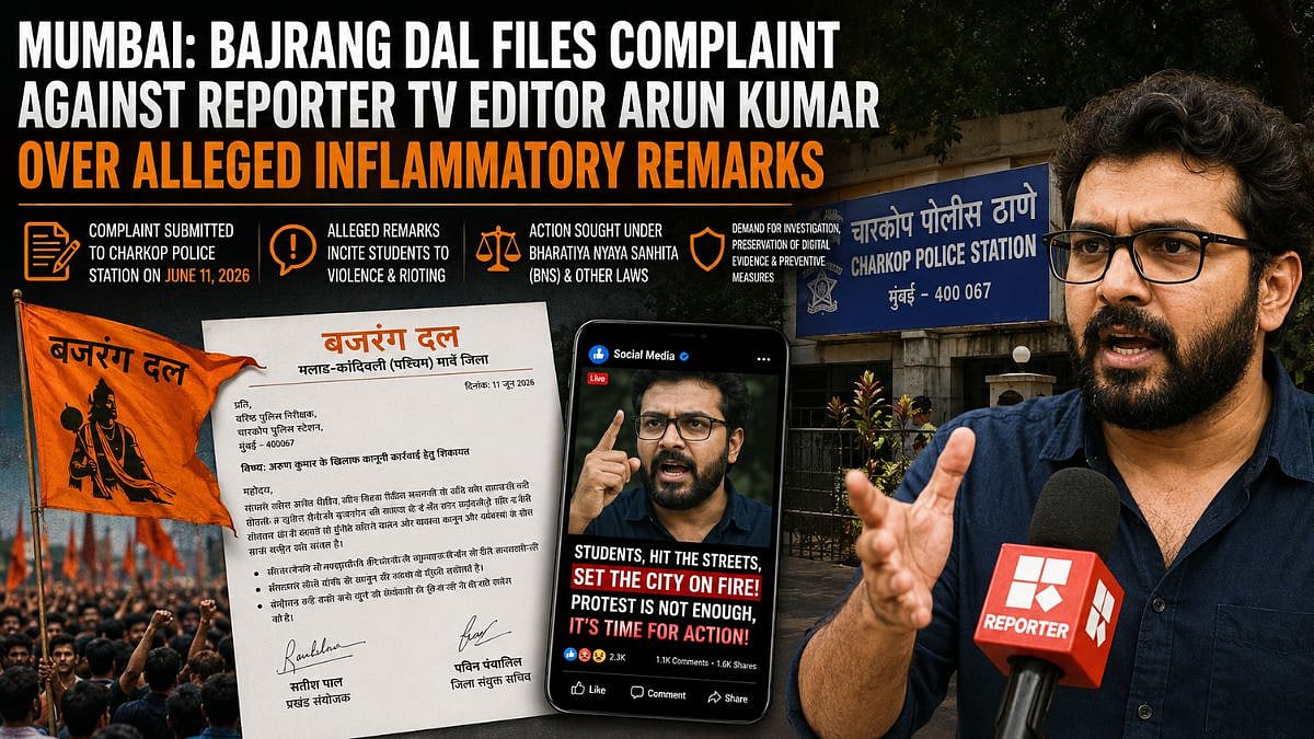 Mumbai: Bajrang Dal Files Police Complaint Against Journalist Over Alleged Inflammatory Social Media Remarks