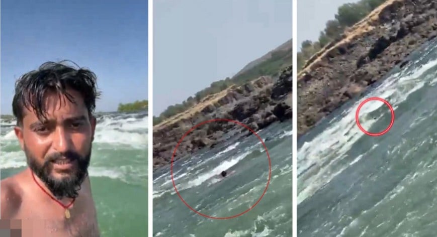 40-Year-Old Haryana Man Jumps In 'Sahastradhara' In MP's Khargone To Give Diving Shot For Instagram Reel, Dies-- VIDEO