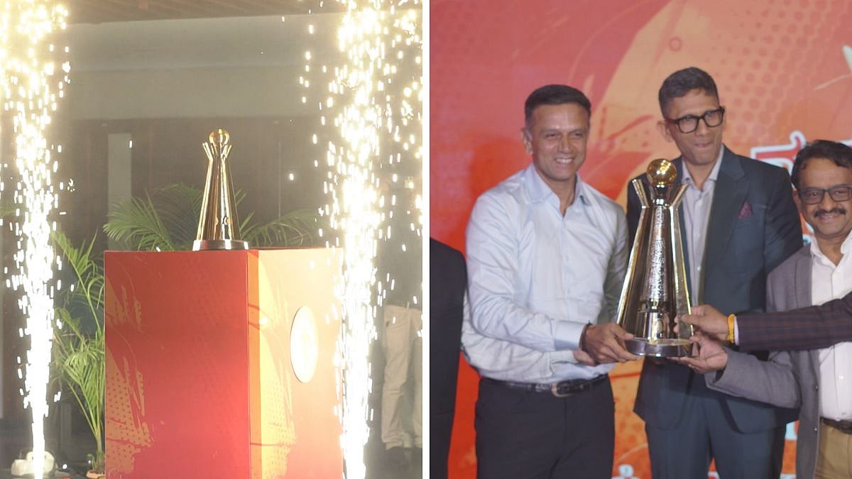 Rahul Dravid Unveils Glittering Maharaja Trophy KSCA T20 For Season 5