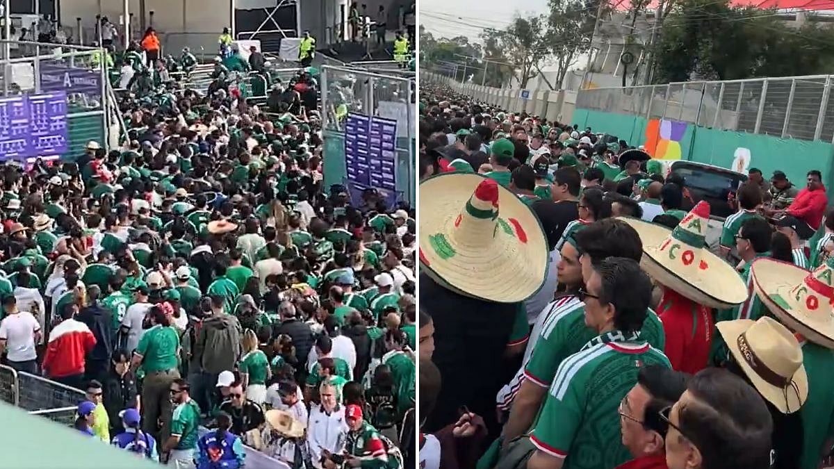World Cup Fever Grips Mexico City As Massive Crowds Descend On Azteca Stadium Ahead Of FIFA World Cup 2026 Opening Match | VIDEO