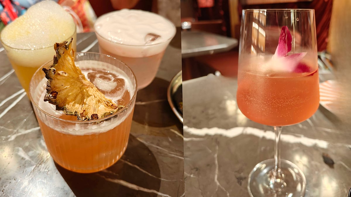 The cocktails at Papi are a treat for sore eyes