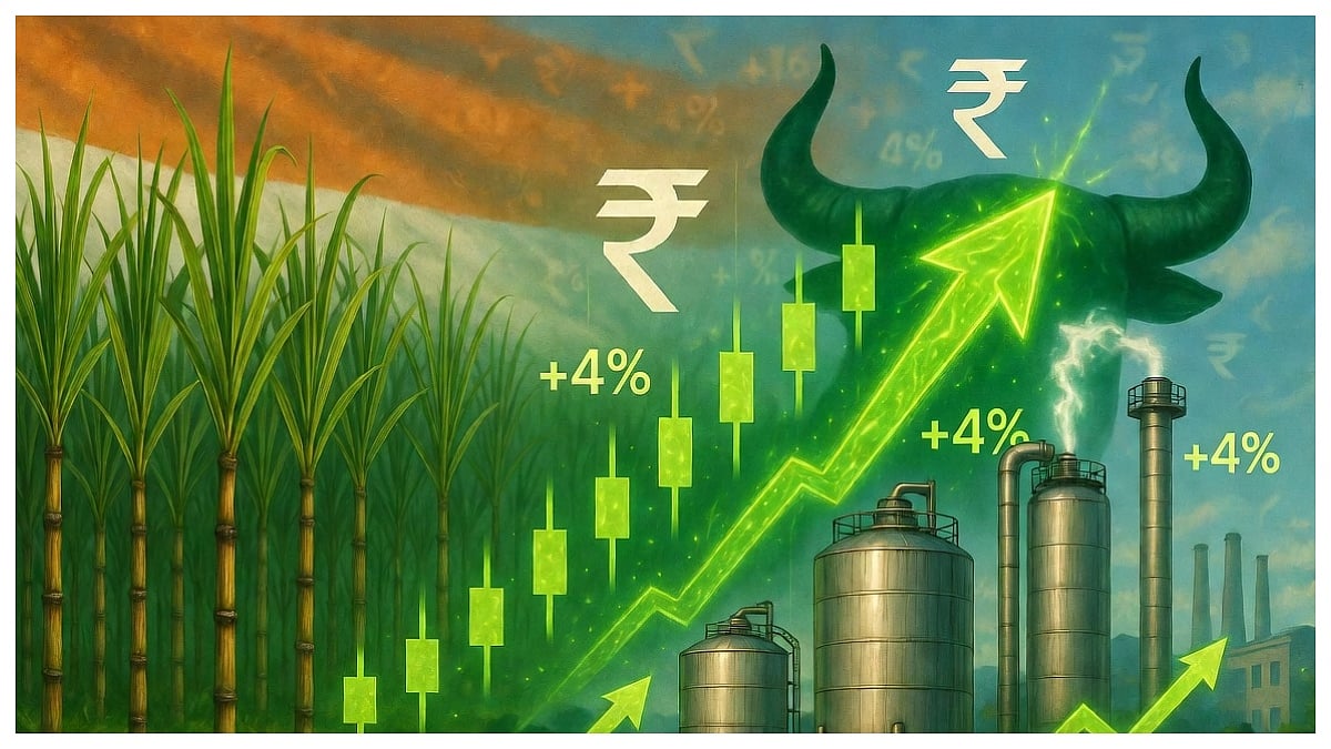 Ethanol Tax Relief Boosts Sugar Stocks, Balrampur Chini, Dhampur Sugar And Dwarikesh Sugar Gain Up To 4%