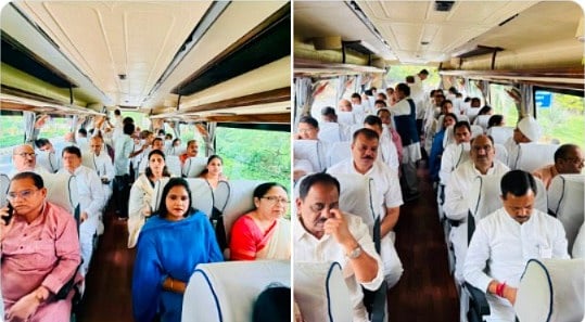 Meenakshi Natarajan Rajya Sabha Nomination Rejection Row: Madhya Pradesh Congress Leaders Gather In Delhi, Raise ‘Ladenge Jeetenge’ Slogans Ahead Of Supreme Court Hearing-- VIDEO