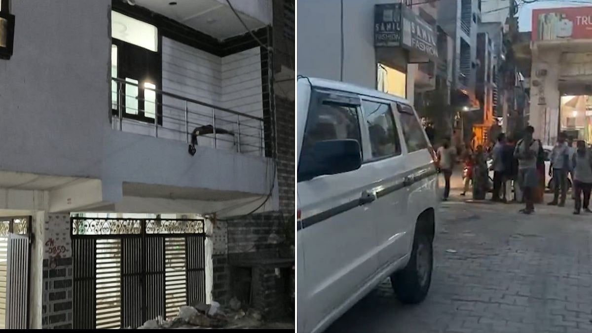 Delhi Shocker: Woman Dies After Alleged Balcony Jump During Anti-Narcotics Raid; Suspected Meth Lab Unearthed | Video