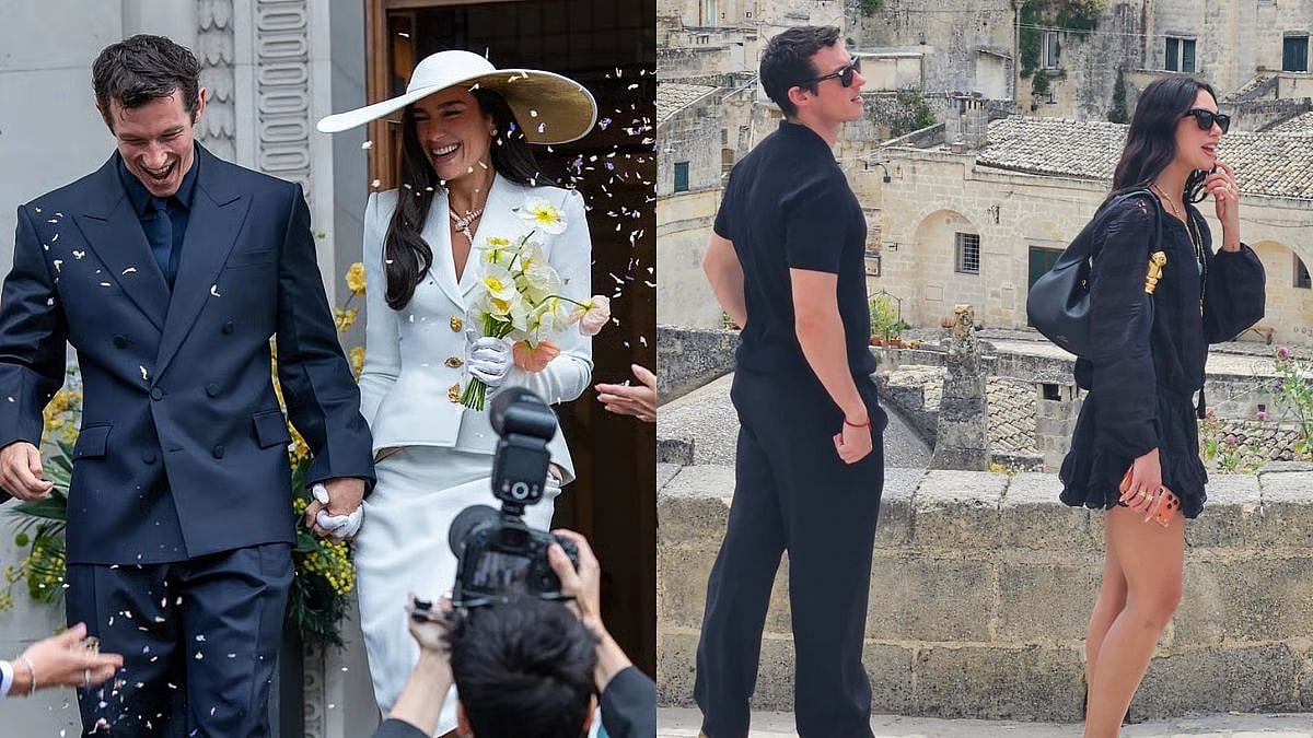 Newlyweds Dua Lipa & Callum Turner Enjoy Romantic Italian Honeymoon At White Lotus Hotel In Sicily