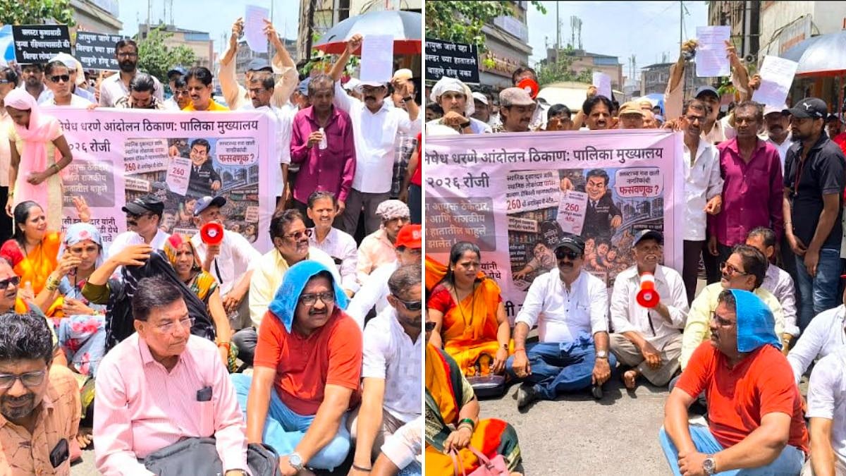 Kalyan Traders And Residents Protest KDMC's 24-Metre Road Widening Project, Fear Displacement Of 185 Families