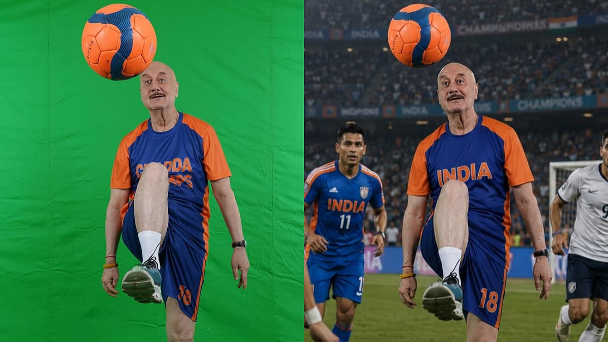 'It Doesn't Care About Budgets, Locations...': Anupam Kher Turns Football Star In Imagination-Powered AI Fantasy During Ad Shoot