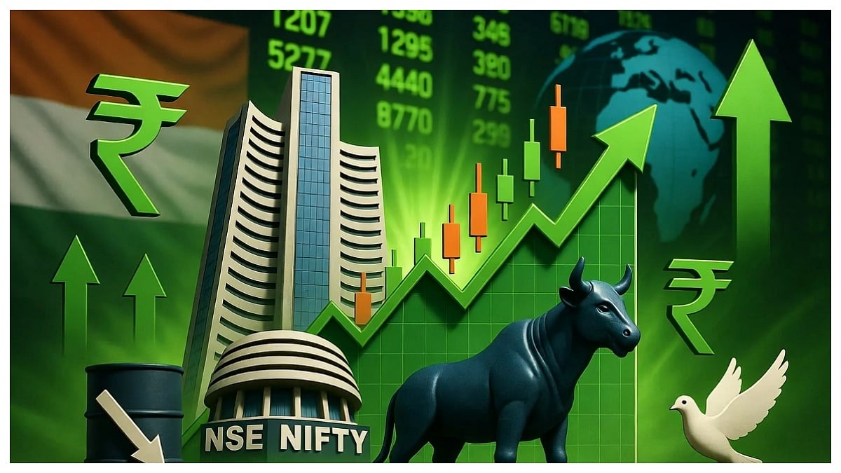 Sensex Soars 1,695 Points To 75,528, Nifty Climbs 461 Points To 23,623 As Iran Peace Hopes & Lower Oil Lift Markets