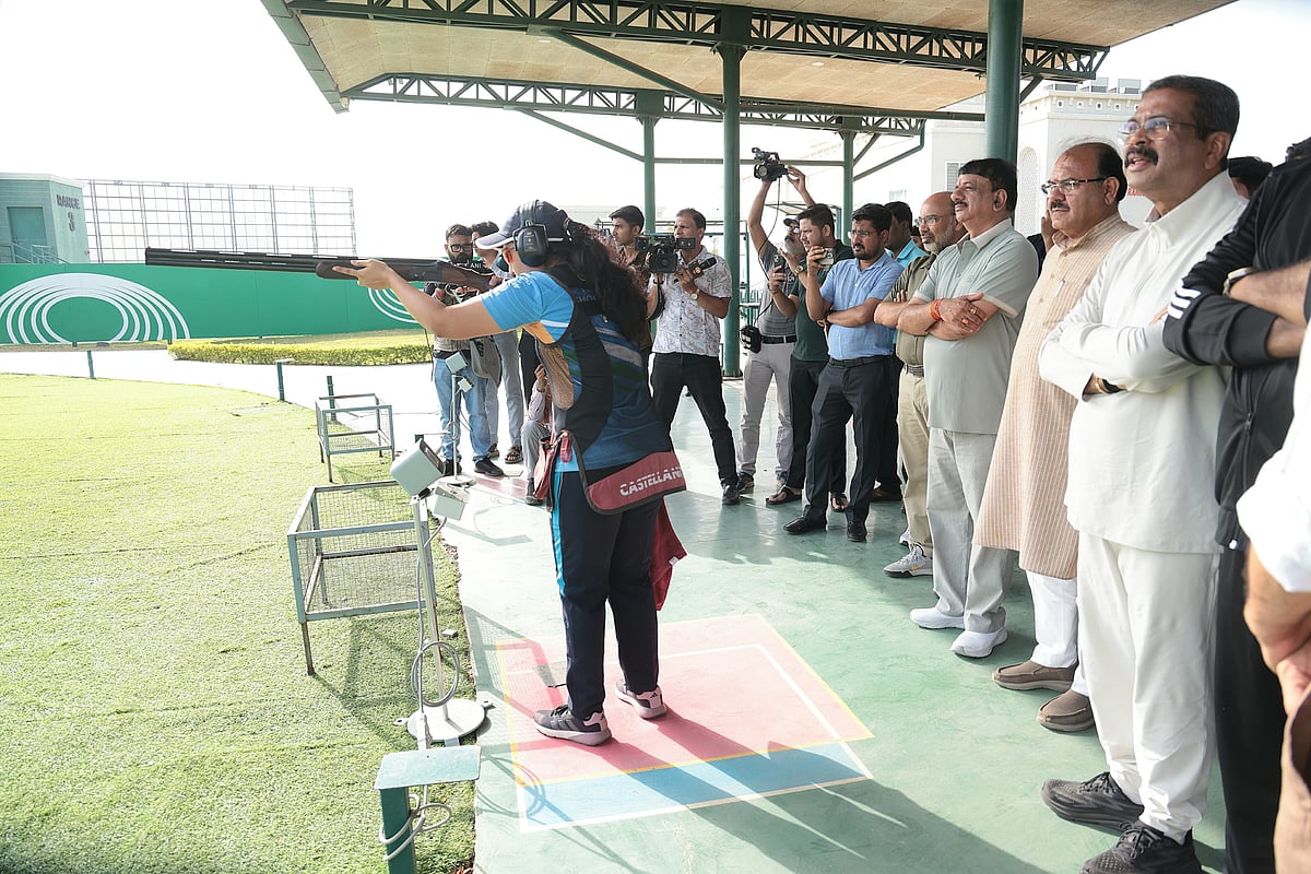 Union Education Minister Dharmendra Pradhan Interacts With Athletes, Reviews Education Initiatives In Bhopal -- VIDEO