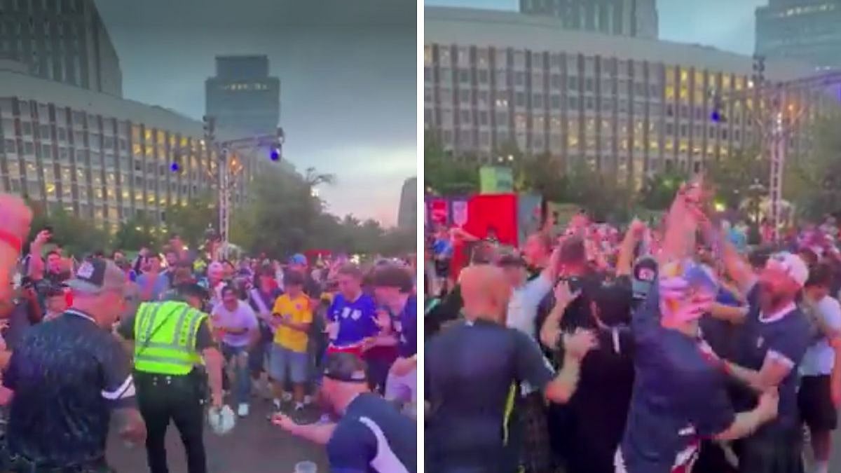 VIDEO: Viral Boston Police Keepy Ups Delight Crowds at FIFA World Cup Fan Fest
