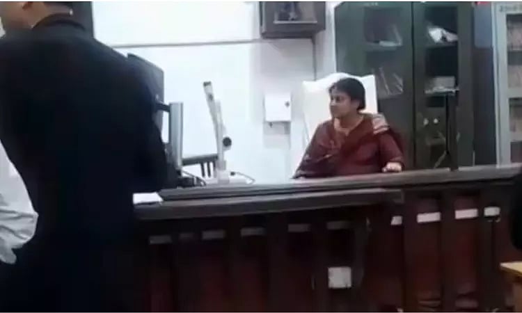 'Order, Order!': Woman Sits On Judge’s Chair In Varanasi Court, Declares ‘Today, I Am The District Judge’ - VIDEO