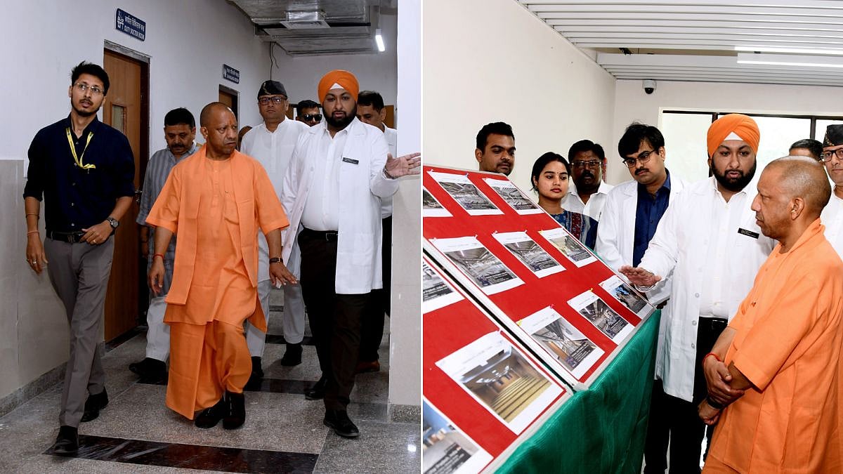 CM Yogi Adityanath reviews construction progress at the National Centre for Aging at BHU, a major upcoming geriatric healthcare facility