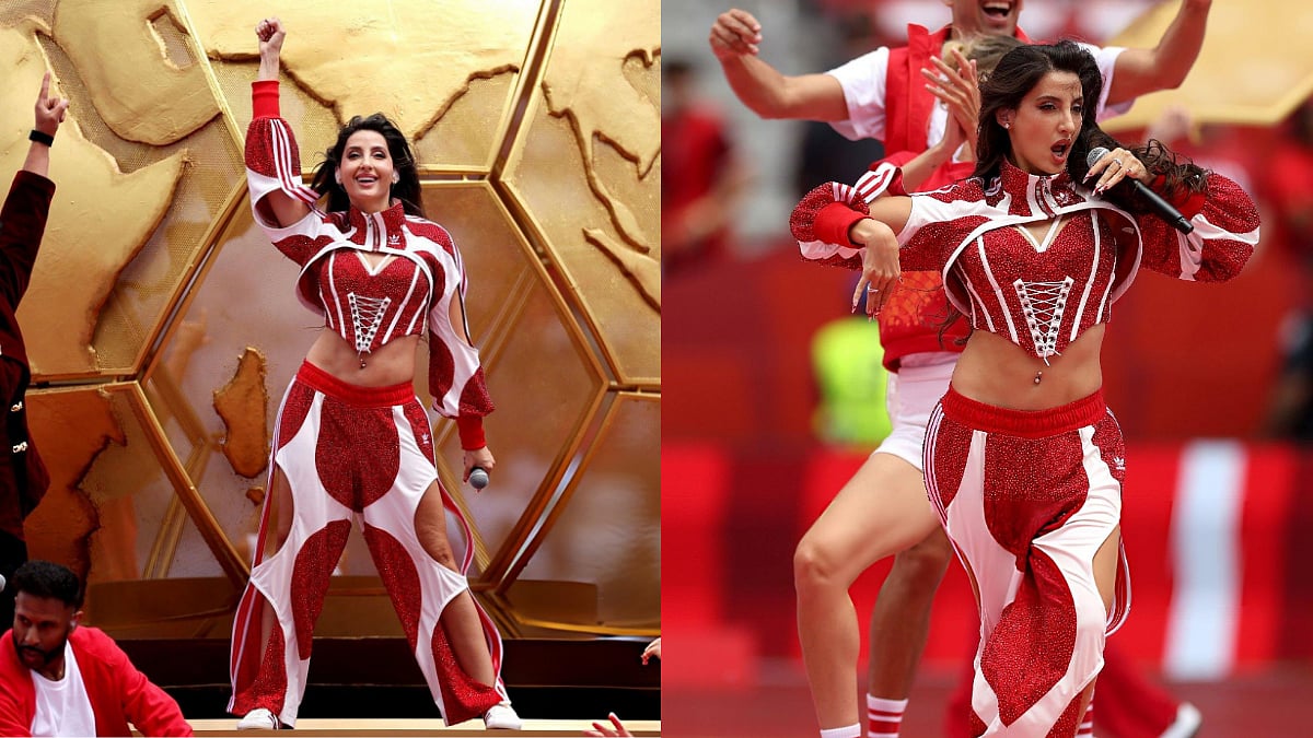 'Queen Of FIFA': Nora Fatehi Sets The Stage Ablaze In Bold Red Corset At FIFA World Cup 2026 Opening Ceremony In Canada | VIDEO